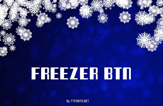 Freezer BTN example